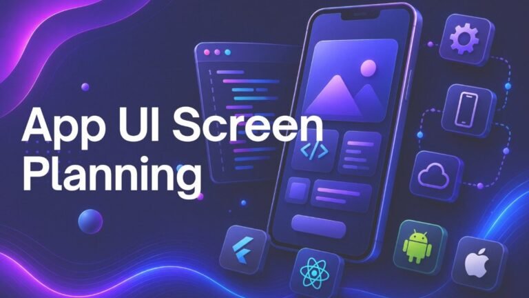 App UI Screen Planning