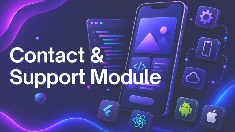 Contact & Support Module