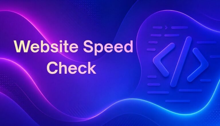Website Speed Check