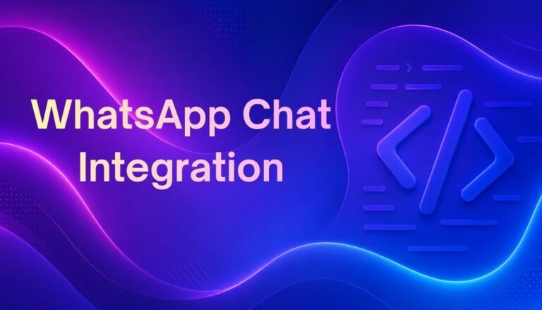 WhatsApp Chat Integration